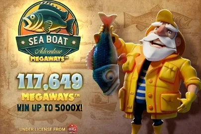 Sea Boat Adventure Megaways Slot Oyunları Görseli